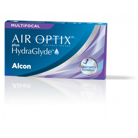 Air Optix plus HydraGlyde Multifocal (6 lentes)